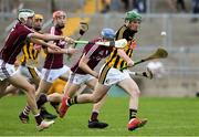 4 July 2019; Eoin Cody of Kilkenny in action against Mark Gill and Sam MacArdle of Galway during the Bord Gais Energy Leinster GAA Hurling U20 Championship semi-final match between Galway and Kilkenny at Bord na Mona O'Connor Park in Tullamore, Offaly. Photo by Matt Browne/Sportsfile