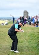 5 July 2019; Shane Lowry of Ireland hits his second shot on the 12th hole during day two of the 2019 Dubai Duty Free Irish Open at Lahinch Golf Club in Lahinch, Clare. Photo by Ramsey Cardy/Sportsfile