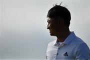 5 July 2019; Haotong Li of China after his round during day two of the 2019 Dubai Duty Free Irish Open at Lahinch Golf Club in Lahinch, Clare. Photo by Brendan Moran/Sportsfile