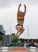 6 July 2019; Aisling Cassidy of Leevale AC, Co. Cork, competing in the Junior Long Jump event during the Irish Life Health Junior and U23 Outdoor Track and Field Championships at Tullamore Harriers Stadium, Tullamore in Offaly. Photo by Sam Barnes/Sportsfile