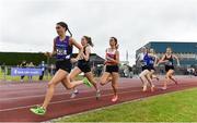 6 July 2019; A general view of the field during Junior Women's 800m during the Irish Life Health Junior and U23 Outdoor Track and Field Championships at Tullamore Harriers Stadium, Tullamore in Offaly. Photo by Sam Barnes/Sportsfile