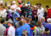 6 July 2019; Lee Westwood of England marks his card on the 10th tee during day three of the 2019 Dubai Duty Free Irish Open at Lahinch Golf Club in Lahinch, Clare. Photo by Ramsey Cardy/Sportsfile