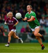 6 July 2019; Sinead Cafferky of Mayo in action against Orla Murphy of Galway during the 2019 TG4 Connacht Ladies Senior Football Final replay between Galway and Mayo at the LIT Gaelic Grounds in Limerick. Photo by Brendan Moran/Sportsfile