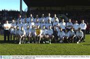 26 October 2003; The O'Loughlin Gaels team. Kilkenny Senior Hurling Final. Young Irelands v O'Loughlin Gaels, Nowlan Park, Co. Kilkenny. Picture credit; Damien Eagers / SPORTSFILE *EDI*