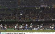 1 November 2003; Ronan O'Gara, Ireland, kicks a penalty against Australia. 2003 Rugby World Cup, Pool A, Ireland v Australia, Telstra Dome, Melbourne, Victoria, Australia. Picture credit; Brendan Moran / SPORTSFILE *EDI*