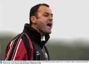 26 October 2003; Alan Mathews, Longford Town manager. FAI Carlsberg Cup Final, Longford Town v St. Patrick's Athletic, Lansdowne Road, Dublin. Soccer. Picture credit; David Maher / SPORTSFILE *EDI*