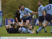 1 November 2003; Julian Moroney, UCD, in action against Buccaneer. AIB League Division 1, UCD v Buccaneers, Belfield, UCD, Dublin. Rugby. Picture credit; Matt Browne / SPORTSFILE *EDI*