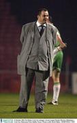 31 October 2003; Pat Dolan, Cork City manager. eircom League Premier Division, Bohemians v Cork City, Dalymount Park, Dublin. Soccer. Picture credit; David Maher / SPORTSFILE *EDI*