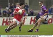 19 October 2003; Rory Gallagher, St. Brigids, in action against Darren Magee, Kilmacud Crokes. Dublin County Football Final, Kilmacud Crokes v St. Brigids, Parnell Park, Dublin. Picture credit; Damien Eagers / SPORTSFILE *EDI*