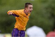 14 June 2013; Dean Doyle, Wexford, celebrates scoring a late goal to win the match. 2013 SFAI Umbro Kennedy Bowl Final, Kildare v Wexford, UL Arena, University of Limerick, Limerick. Picture credit: Brian Lawless / SPORTSFILE