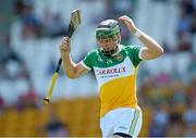 9 June 2013; Joe Bergin, Offaly, reacts after missing a chance. Leinster GAA Hurling Senior Championship Quarter-Final, Offaly v Kilkenny, O'Connor Park, Tullamore, Co. Offaly. Picture credit: Brian Lawless / SPORTSFILE