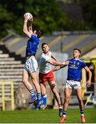 6 July 2019; Gearoid McKiernan of Cavan in action against Brian Kennedy of Tyrone during the GAA Football All-Ireland Senior Championship Round 4 match between Cavan and Tyrone at St. Tiernach's Park in Clones, Monaghan. Photo by Oliver McVeigh/Sportsfile