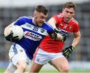 6 July 2019; Eoin Lowry of Laois in action against Kevin O'Donovan of Cork during the GAA Football All-Ireland Senior Championship Round 4 match between Cork and Laois at Semple Stadium in Thurles, Tipperary. Photo by Matt Browne/Sportsfile
