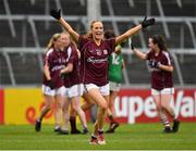 6 July 2019; Olivia Divilly of Galway celebrates after the 2019 TG4 Connacht Ladies Senior Football Final replay between Galway and Mayo at the LIT Gaelic Grounds in Limerick. Photo by Brendan Moran/Sportsfile