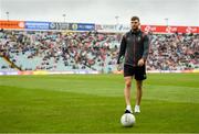 6 July 2019; Aidan O'Shea of Mayo walks the pitch prior to the GAA Football All-Ireland Senior Championship Round 4 match between Galway and Mayo at the LIT Gaelic Grounds in Limerick. Photo by Eóin Noonan/Sportsfile
