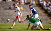 6 July 2019; Ben McDonnell of Tyrone shoots to score his side's first goal during the GAA Football All-Ireland Senior Championship Round 4 match between Cavan and Tyrone at St. Tiernach's Park in Clones, Monaghan. Photo by Ben McShane/Sportsfile