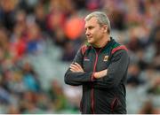 6 July 2019; Mayo manager James Horan prior to the GAA Football All-Ireland Senior Championship Round 4 match between Galway and Mayo at the LIT Gaelic Grounds in Limerick. Photo by Eóin Noonan/Sportsfile