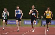 6 July 2019; Thomas Anthony Pitkin of Clonliffe Harriers A.C., Co. Dublin, second from right, on his way to winning the U23 400m during the Irish Life Health Junior and U23 Outdoor Track and Field Championships at Tullamore Harriers Stadium, Tullamore in Offaly. Photo by Sam Barnes/Sportsfile