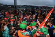 6 July 2019; David Clarke of Mayo with supporters following the GAA Football All-Ireland Senior Championship Round 4 match between Galway and Mayo at the LIT Gaelic Grounds in Limerick. Photo by Eóin Noonan/Sportsfile