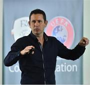 7 July 2019; Luis Esteves, goalkeeping coach of Al Nassr FC in Saudi Arabia, in attendance at a FAI Coach Education Goalkeeping Conference at Johnstown House in Enfield, Co. Meath. Photo by Matt Browne/Sportsfile