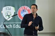 7 July 2019; Luis Esteves, goalkeeping coach of Al Nassr FC in Saudi Arabia, in attendance at a FAI Coach Education Goalkeeping Conference at Johnstown House in Enfield, Co. Meath. Photo by Matt Browne/Sportsfile