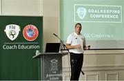7 July 2019; Dan Connor, Republic of Ireland under-21 goalkeeping coach, in attendance at a FAI Coach Education Goalkeeping Conference at Johnstown House in Enfield, Co. Meath. Photo by Matt Browne/Sportsfile