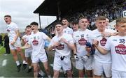 6 July 2019; Kildare substitutes await the final whistle during the Electric Ireland Leinster GAA Football Minor Championship Final match between Dublin and Kildare at Páirc Tailteann in Navan, Meath. Photo by Piaras Ó Mídheach/Sportsfile
