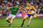 7 July 2019; Gary Brennan of Clare in action against Padraic Harnan of Meath during the GAA Football All-Ireland Senior Championship Round 4 match between Meath and Clare at O’Moore Park in Portlaoise, Laois. Photo by Sam Barnes/Sportsfile