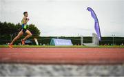 7 July 2019; Emmet Fogarty of Thurles Crokes A.C., Co. Tipperary, competing in the U17 Boys 800m during the Irish Life Health Juvenile Track and Field Championships Tullamore Harriers Stadium, Tullamore in Offaly. Photo by Eóin Noonan/Sportsfile