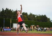 7 July 2019; Darragh Kirk of Lifford Strabane A.C., Co. Donegal, competing in the U18 Boys Javelin during the Irish Life Health Juvenile Track and Field Championships Tullamore Harriers Stadium, Tullamore in Offaly. Photo by Eóin Noonan/Sportsfile