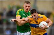 7 July 2019; Jamie Malone of Clare in action against Conor McGill of Meath during the GAA Football All-Ireland Senior Championship Round 4 match between Meath and Clare at O’Moore Park in Portlaoise, Laois. Photo by Sam Barnes/Sportsfile