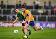 7 July 2019; Cian O'Dea of Clare in action against Shane McEntee of Meath during the GAA Football All-Ireland Senior Championship Round 4 match between Meath and Clare at O’Moore Park in Portlaoise, Laois. Photo by Sam Barnes/Sportsfile