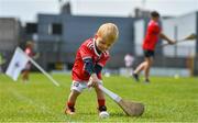 7 July 2019; Young Cork supporter Jack Long, age 2, from Ballyvolane, Cork, prior to the GAA Hurling All-Ireland Senior Championship preliminary round quarter-final match between Westmeath and Cork at TEG Cusack Park, Mullingar in Westmeath. Photo by Brendan Moran/Sportsfile