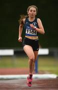 7 July 2019; Aoife Allen of St. Senans A.C., Co. Kilkenny, competing in the U19 Girls 3000m Steeplechase during the Irish Life Health Juvenile Track and Field Championships Tullamore Harriers Stadium, Tullamore in Offaly. Photo by Eóin Noonan/Sportsfile