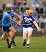 7 July 2019; Pádraig Delaney of Laois in action against Chris Crummy of Dublin during the GAA Hurling All-Ireland Senior Championship preliminary round quarter-final match between Laois and Dublin at O’Moore Park in Portlaoise, Laois. Photo by Sam Barnes/Sportsfile