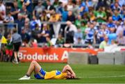 7 July 2019; Cian O'Dea of Clare dejected following the GAA Football All-Ireland Senior Championship Round 4 match between Meath and Clare at O’Moore Park in Portlaoise, Laois. Photo by Sam Barnes/Sportsfile