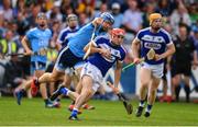 7 July 2019; Jack Kelly of Laois in action against Conal Keaney of Dublin during the GAA Hurling All-Ireland Senior Championship preliminary round quarter-final match between Laois and Dublin at O’Moore Park in Portlaoise, Laois. Photo by Sam Barnes/Sportsfile