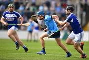 7 July 2019; Oisín O'Rorke of Dublin in action against John Lennon of Laois during the GAA Hurling All-Ireland Senior Championship preliminary round quarter-final match between Laois and Dublin at O’Moore Park in Portlaoise, Laois. Photo by Sam Barnes/Sportsfile