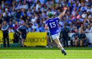 7 July 2019; Willie Dunphy of Laois celebrates scoring a second half point during the GAA Hurling All-Ireland Senior Championship preliminary round quarter-final match between Laois and Dublin at O’Moore Park in Portlaoise, Laois. Photo by Piaras Ó Mídheach/Sportsfile