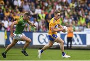 7 July 2019; Eoin Cleary of Clare in action against Bryan McEntee of Meath during the GAA Football All-Ireland Senior Championship Round 4 match between Meath and Clare at O’Moore Park in Portlaoise, Laois. Photo by Sam Barnes/Sportsfile