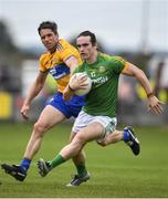 7 July 2019; Cillian O'Sullivan of Meath in action against Gordon Kelly of Clare during the GAA Football All-Ireland Senior Championship Round 4 match between Meath and Clare at O’Moore Park in Portlaoise, Laois. Photo by Sam Barnes/Sportsfile