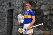 9 July 2019; Brendan Maher of Tipperary poses for a portrait with the Liam MacCarthy Cup during the GAA Hurling All Ireland Senior Championship Series National launch at King John’s Castle in Limerick. Photo by Brendan Moran/Sportsfile