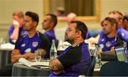 9 July 2019; Andy Reid, UEFA Pro Licence student, during a UEFA Pro Licence Course at Johnstown House in Enfield, Meath. Photo by Piaras Ó Mídheach/Sportsfile