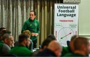 9 July 2019; Nigel Keady, FAI, during a UEFA Pro Licence Course at Johnstown House in Enfield, Meath. Photo by Piaras Ó Mídheach/Sportsfile