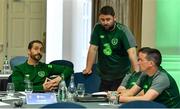 9 July 2019; Craig Sexton, FAI, speaking during a UEFA Pro Licence Course at Johnstown House in Enfield, Meath. Photo by Piaras Ó Mídheach/Sportsfile