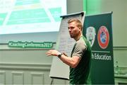 9 July 2019; Tom Elmes, FAI, during a UEFA Pro Licence Course at Johnstown House in Enfield, Meath. Photo by Piaras Ó Mídheach/Sportsfile