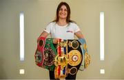 9 July 2019; Undisputed World Lightweight Champion Katie Taylor in attendance at an exclusive Sky VIP event at The Lighthouse Cinema, Smithfield in Dublin. Sky customers can join Sky VIP for free by downloading the My Sky app where they can enjoy money-can’t-buy experiences and more. Photo by Sam Barnes/Sportsfile