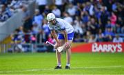 9 July 2019; Brian Lynch of Waterford dejected after the Bord Gáis Energy Munster GAA Hurling Under 20 Championship Semi-Final match between Tipperary and Waterford at Semple Stadium in Thurles, Tipperary. Photo by Piaras Ó Mídheach/Sportsfile