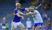 9 July 2019; Jake Morris of Tipperary in action against Tom Looby of Waterford during the Bord Gáis Energy Munster GAA Hurling Under 20 Championship Semi-Final match between Tipperary and Waterford at Semple Stadium in Thurles, Tipperary. Photo by Piaras Ó Mídheach/Sportsfile