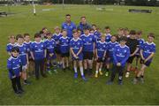 10 July 2019; Leinster players Adam Byrne and Scott Penny with participants during the Bank of Ireland Leinster Rugby Summer Camp at Mullingar RFC in Mullingar, Westmeath. Photo by Eóin Noonan/Sportsfile